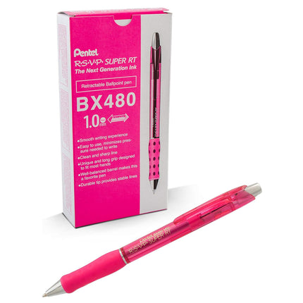 Pentel RSVP Super RT Ballpoint Pen, (1.0mm) Medium