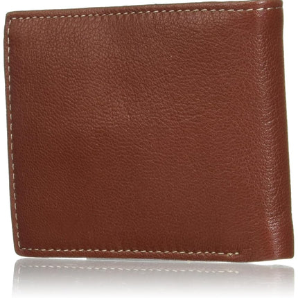 Timberland Men's Leather Passcase Security RFID Wallet Billfold, Brown, One Size
