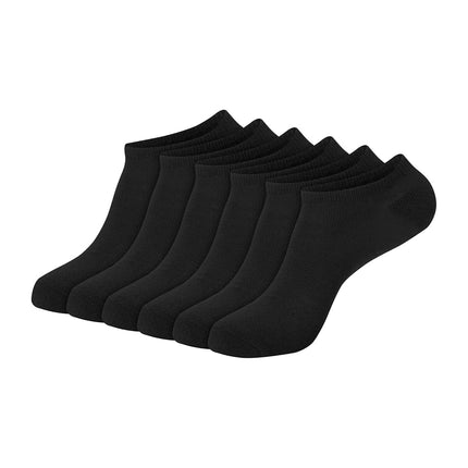 Hanes Womens Cool Comfort Sport 6-Pack No Show Socks, 5-9, Black Assortment
