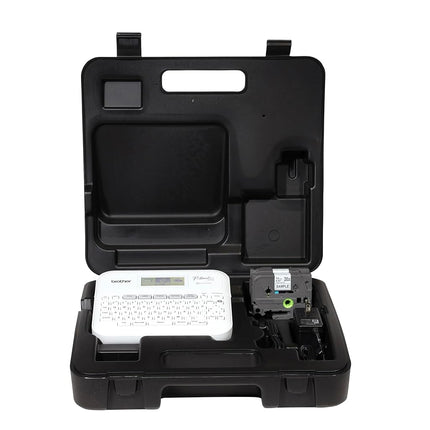BROTHER P-Touch PT-D410VP Home/Office Advanced Label Maker | Connect via USB to Create and Print on TZe Label Tapes up to ~3/4 inch | Comes w/Carrying Case