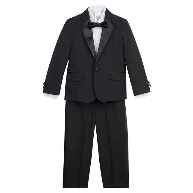 Nautica Boys' 4-Piece Tuxedo Set with Dress Shirt,