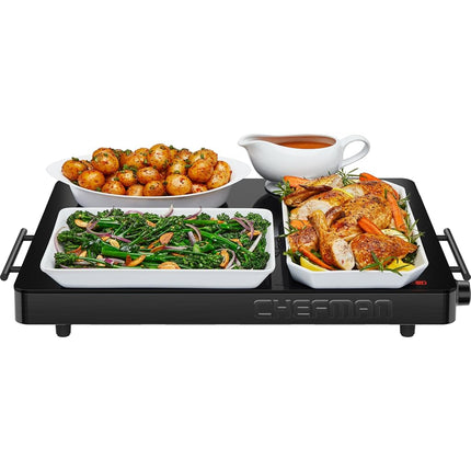 Chefman Electric Warming Tray with Adjustable Temp