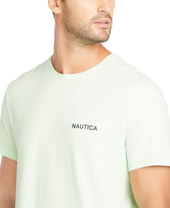 Nautica Men's Short Sleeve Crew Neck T-Shirt, Patina Green Solid, S