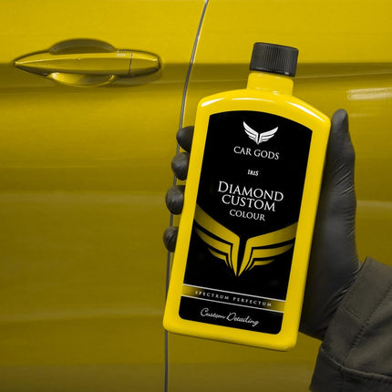Car Gods Iris Custom Color Yellow 3-in-1 Polish Wax Colour Restorer & Scratch Remover 500ml - 16 colors Available