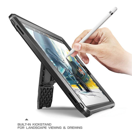 SUPCASE Case Compatible with iPad Pro 9.7 inch 2016, [Unicorn Beetle PRO Series] Full-body Rugged Protective Case with Built-in Screen Protector (Black/Black)
