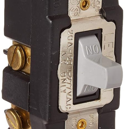 Leviton 20 Amp, 120/277 Volt, Toggle, Double Throw