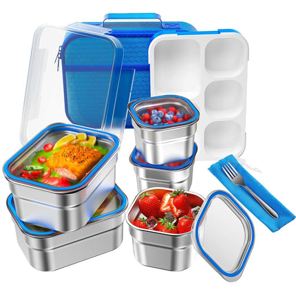 Lunch Box Stainless Steel Bento for Kids Adults Le