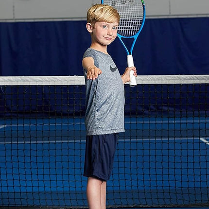 Head Speed Kids Tennis Racquet - Beginners Pre-Strung Head Light Balance Jr Racket, Frustration Free Packaging - 25 Inch, Blue