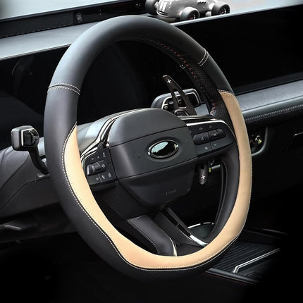 Valleycomfy Microfiber Leather Steering Wheel Cove