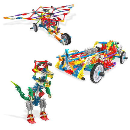 Basic Fun K'NEX Deluxe Building Set – 408 Piece STEM Kit with 80 Model Ideas & Storage Bag – Educational Construction Toy for Kids Aged 7+