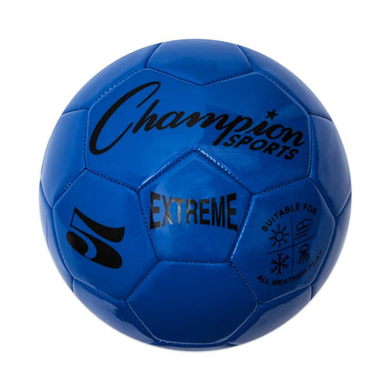 Champion Sports EX5BL Extreme Soccer Ball Size 5 Blue
