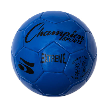 Champion Sports EX5BL Extreme Soccer Ball Size 5 B