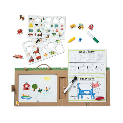 Play, Draw, Create - Farm Fun [Toy] [Sep 24, 2019] Melissa & Doug