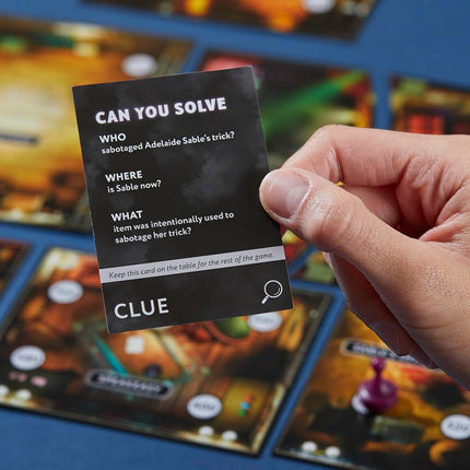 Clue Escape: The Illusionist�s Club Board Game | Escape Room Family Game | 1-Time Solve Mystery | Ages 10+ | 1-6 Players | Difficulty 4 | 90 - 120 Mins.