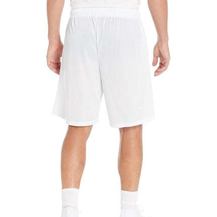 Russell Athletic Men's Mesh Pocket Short, White, X-Large
