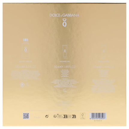 Q By D&G 3Pc (100Ml) Edp