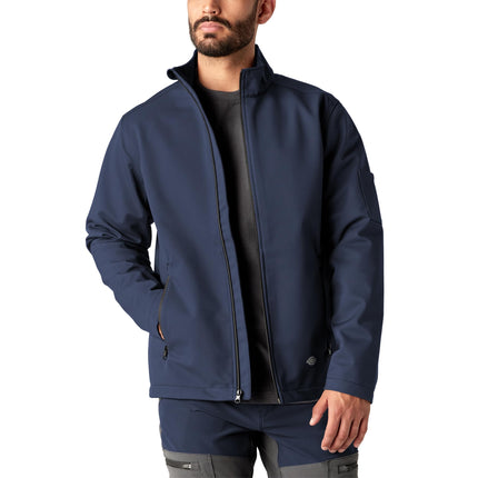 Dickies Mens Ripstop Softshell Jacket, Blue, XX-La