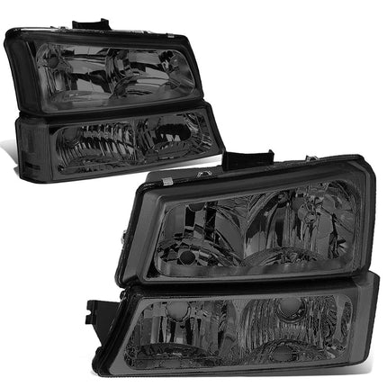 DNA MOTORING Pair Headlight Assembly Compatible wi