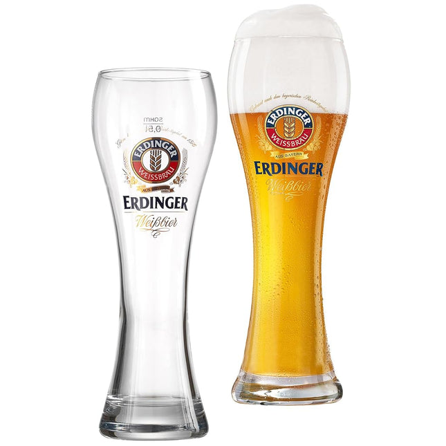 690729 Wheat Beer Glasses Erdinger 0.5 L Set of 2