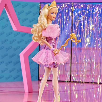Barbie Doll, Curly Blonde Hair, 80s-Inspired Prom Night, Barbie Rewind Series, Prom Queen, Nostalgic Collectibles and Gifts
