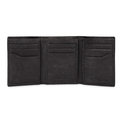 Columbia Men's RFID Trifold Wallet, Black Zipper, No Size, Trifold Rfid Security Men's Wallet