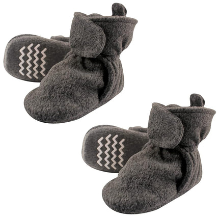Hudson Baby - Calcetines de forro polar, gris oscuro, 2 unidades, 18-24 meses