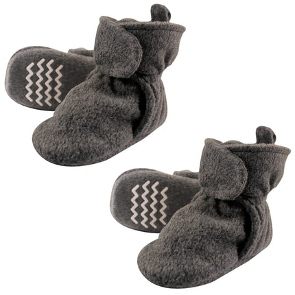 Hudson Baby Baby Cozy Fleece Booties Multi-pack, D