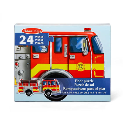 Melissa and Doug - Giant Fire Truck Floor Puzzle 24 pieces