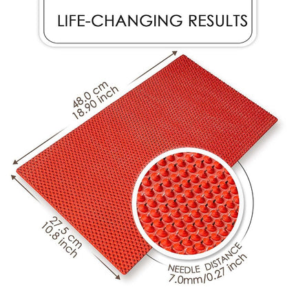 LYAPKO Acupuncture Mat Big Pad 7.0 Ag 2710 Needles. Unique Massager Active Applicator for the Relief of Pain & Stress. Premium Acupressure Patented Therapy Massage Tool