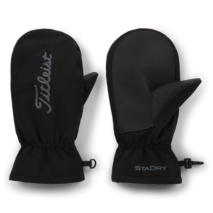 Titleist StaDry Cart Golf Mitts, Black