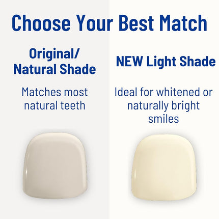 ORVANCE Aligner Pontics - Light Shade (16 Count) | Fills The Space of Missing Teeth in Clear aligners and Retainer Trays