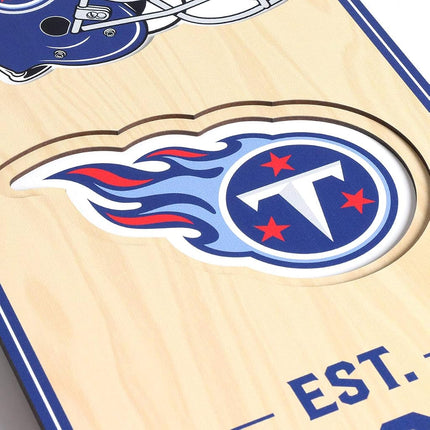 YouTheFan NFL Tennessee Titans Bannière 3D Stade 8x32 - Nissan Stadium