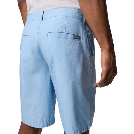 Columbia Men's Washed Out Short, Cotton, Classic Fit, Ripple Blue, 42W x 10L