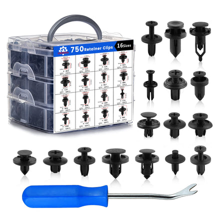 UNENDA Car Push Retainer Clips 630pcs with 16Most 