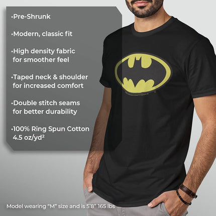 DC Comics Mens, Black, XL