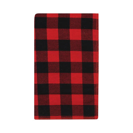 Bavoirs en flanelle de coton unisexe Hudson Baby, Ours à carreaux de buffle, Taille unique