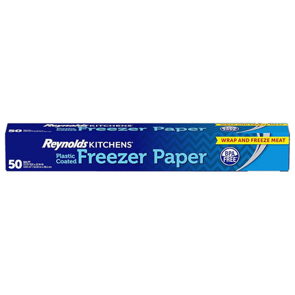 Reynolds Freezer Paper Plastic Coated 50 Sq Ft (1 