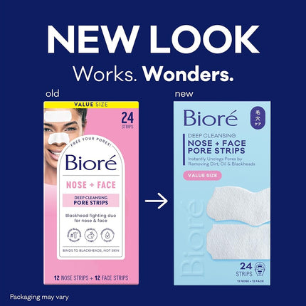 Biore Deep Cleansing Pore Strips, 24 Count