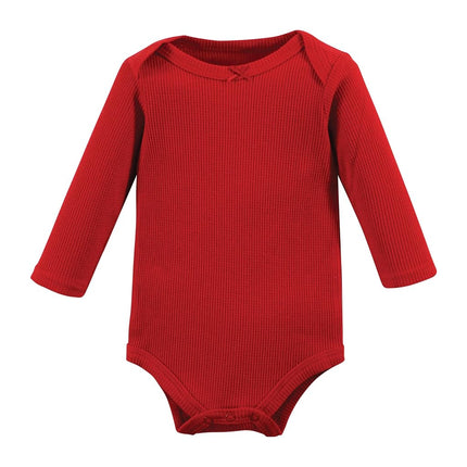 Grenouillères thermiques à manches longues Hudson Baby unisexe pour bébé, motif à carreaux de buffle léopard, 3-6 mois, motif à carreaux de buffle léopard, 3-6 mois