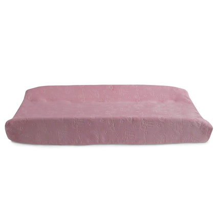 Matelas à langer profilé Serta Perfect Sleeper avec housse en peluche, rose