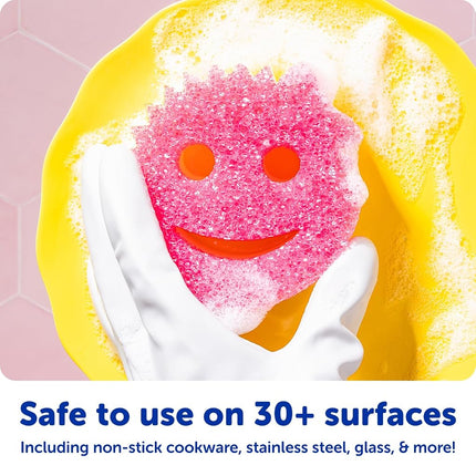 Scrub Daddy - Scratch Free Color Sponge with Flex Texture (3 Pack)
