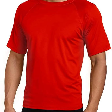 Kanu Surf Mens Short Sleeve UPF 50 Swim Shirt Rash