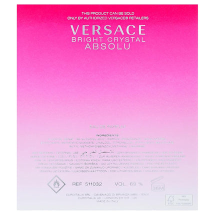 Versace Bright Crystal Absolu Eau de Perfume, 90ml