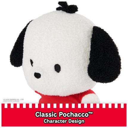 GUND Sanrio Pochacco Plush, Puppy Stuffed Animal for Ages 1 and Up, White/Red, 6�