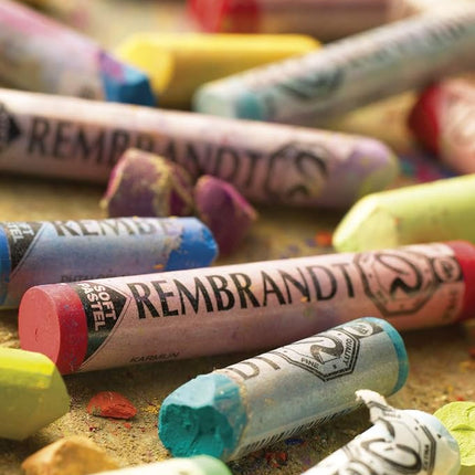 Rembrandt Professional Soft Pastel Set General Colour Selection Deluxe | 60 Half Pastels