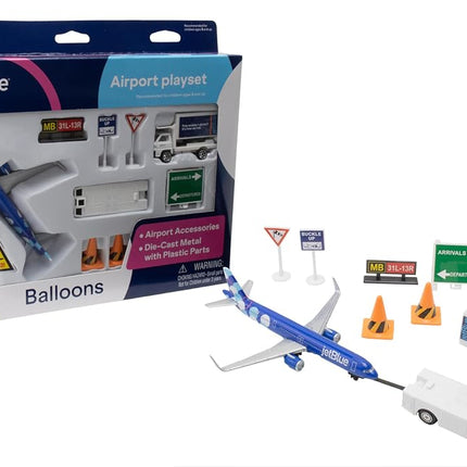 Daron 12-Piece jetBlue A321 Balloons Livery Airpor