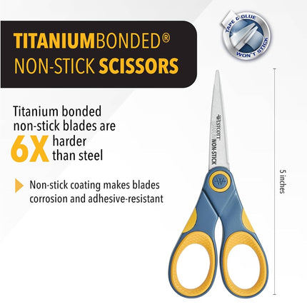 Acme 5-Inch Non-Stick Titanium Straight Scissors