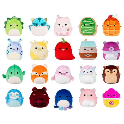 Micromallows Squishmallows Original Plush 20-Pack - includes Squishmallows favourites Raine the Octopus, Dagmar the Lemon Cow, Phaedra the Pink Leopard