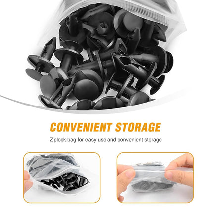 GOOACC 60PCS Fender Flare Rocker Moulding Clip Assortment