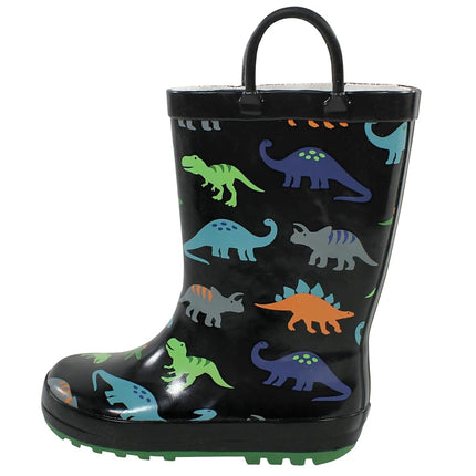 Hudson Baby Unisexe-enfant Bottes de Pluie, Dinosaures, 1 Enfant
